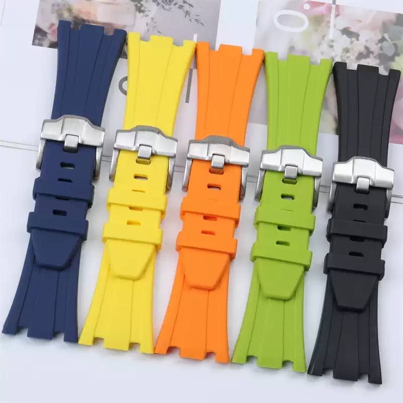 Audemars Piguet Watch Royal Oak - Pulseira de silicone de 28mm para
