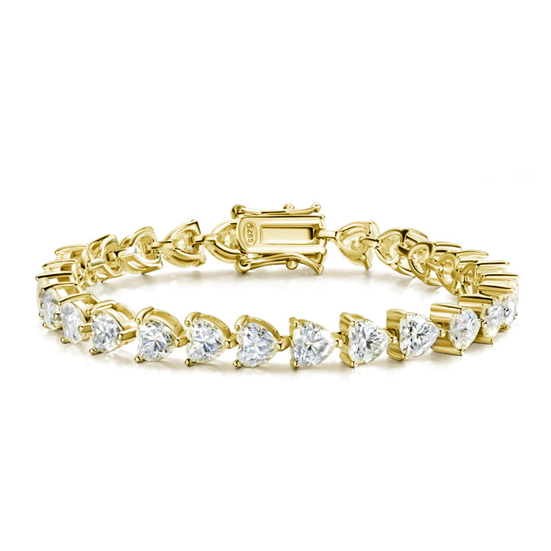 Fine Jewelry Watches Women - Pulseira Tennis de Moissanite D-Color VVS1