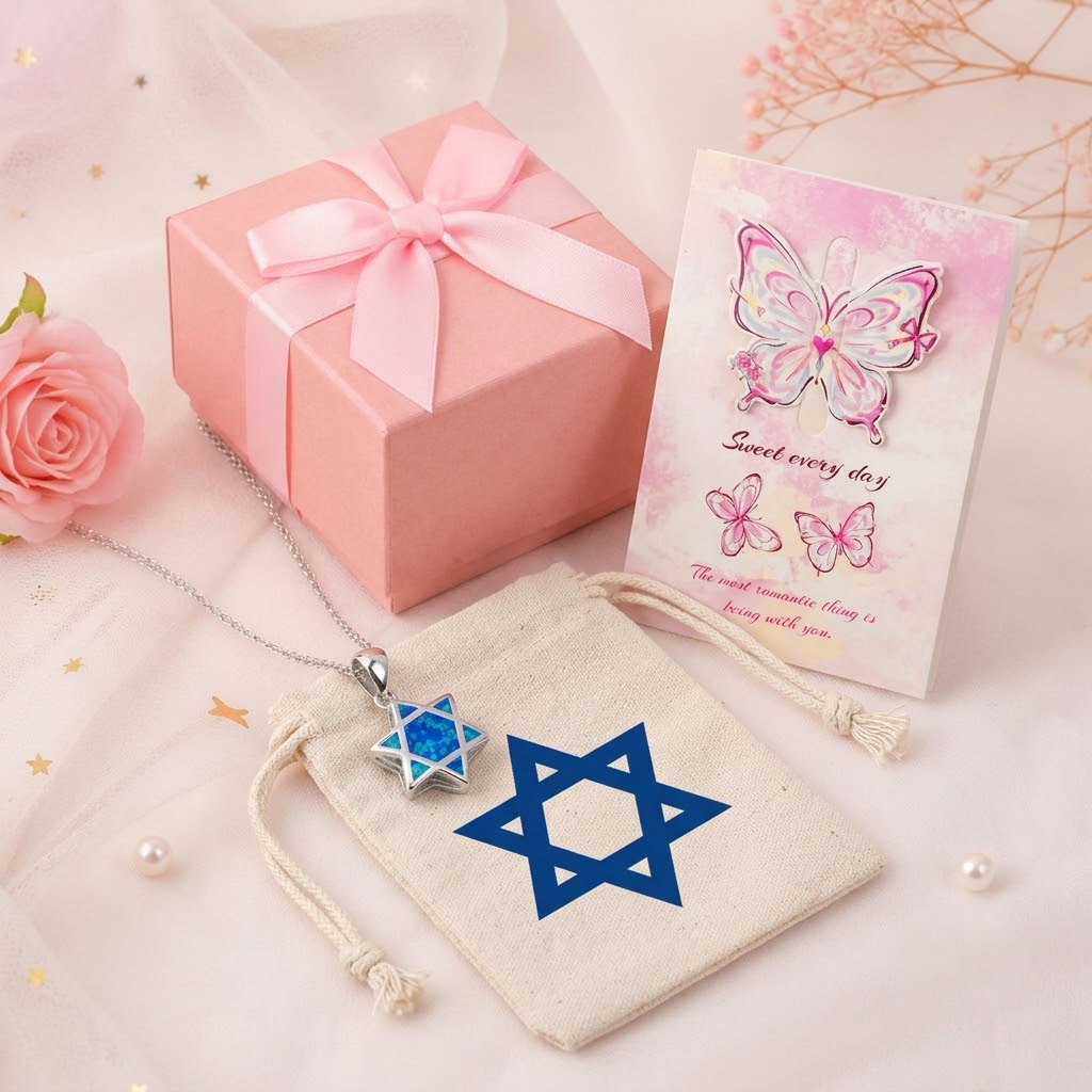 Jewelry & Watches Ltd - Colar com Pingente Estrela de Davi