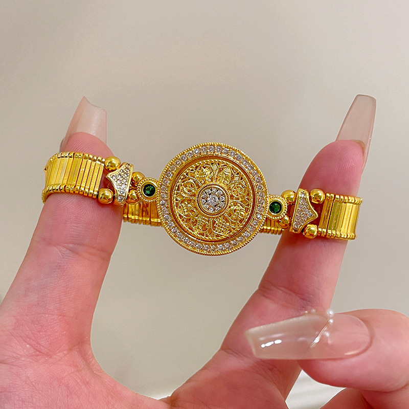 Fine Jewelry Watches Women - Clássico estilo chinês diamante incrustado pulseiras