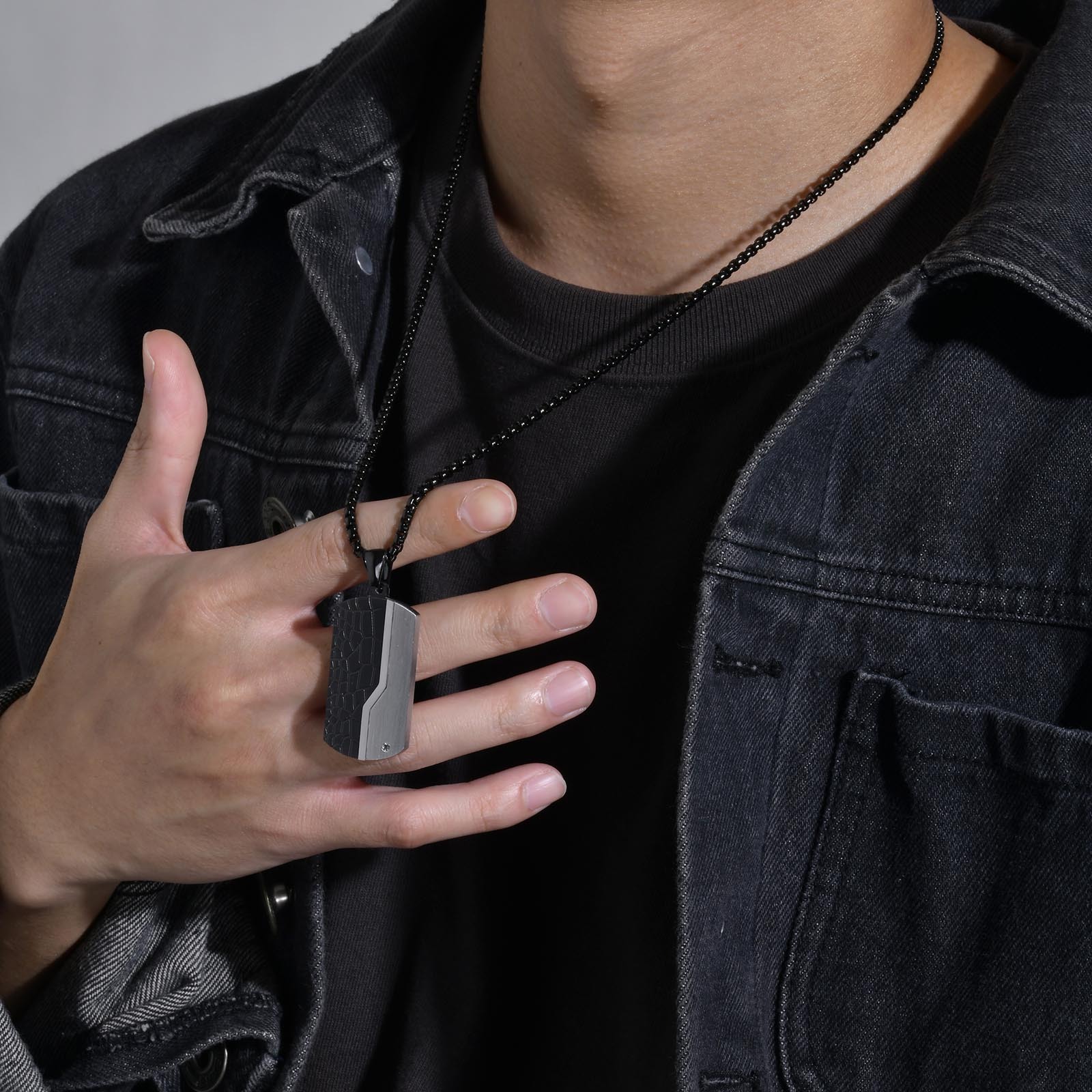 Colar Masculino Estiloso, Cola - Mens Dog Tag Necklace avaliação e preço