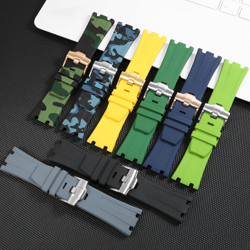 Pulseira de silicone de 28mm p - Audemars Piguet Watch Royal Oak avaliação e preço