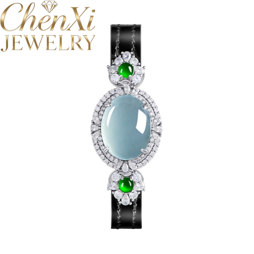 Pulseira de Jadeite Azul Natur - Fine Jewelry Watches Women avaliação e preço