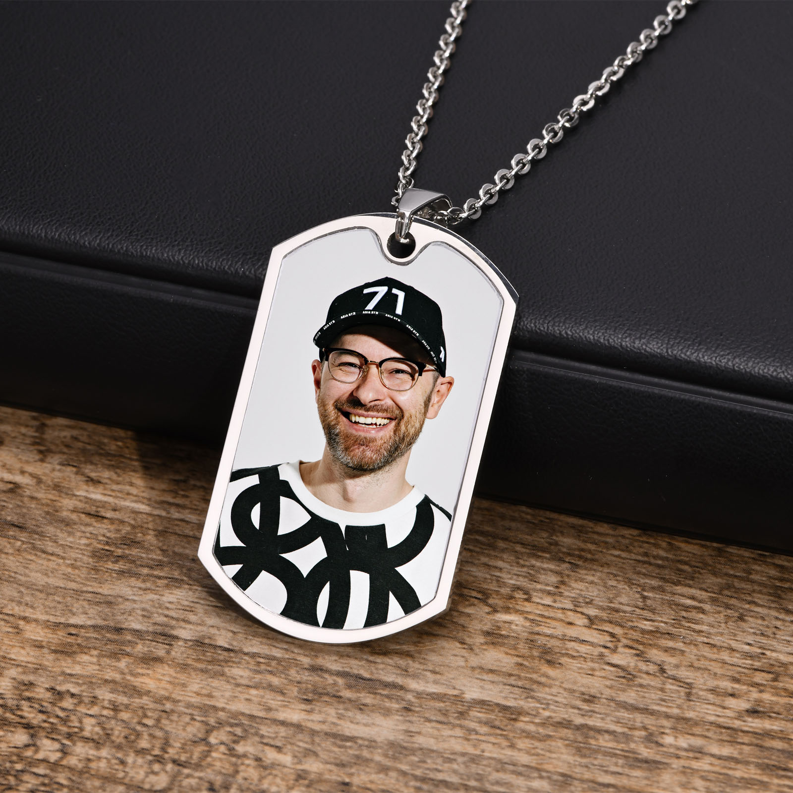 Vnox fotos personalizadas grat - Mens Dog Tag Necklace avaliação e preço