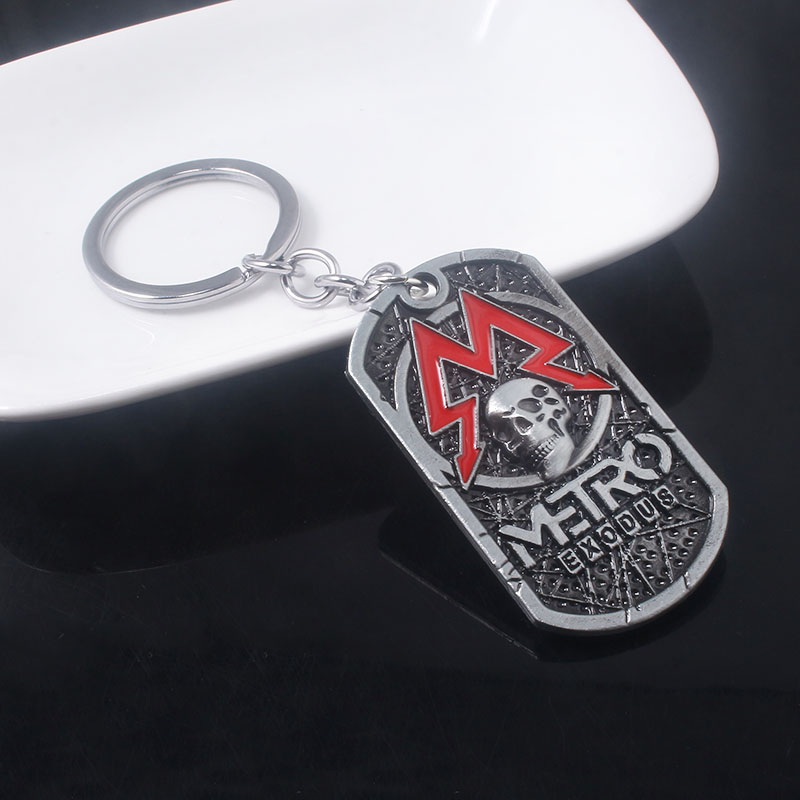 Jogo metro exodus 2033 colar p - Mens Dog Tag Necklace avaliação e preço