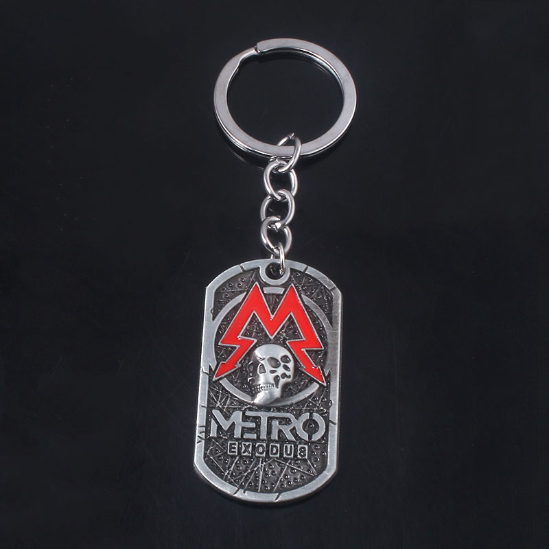 Jogo metro exodus 2033 colar p - Mens Dog Tag Necklace avaliação e preço