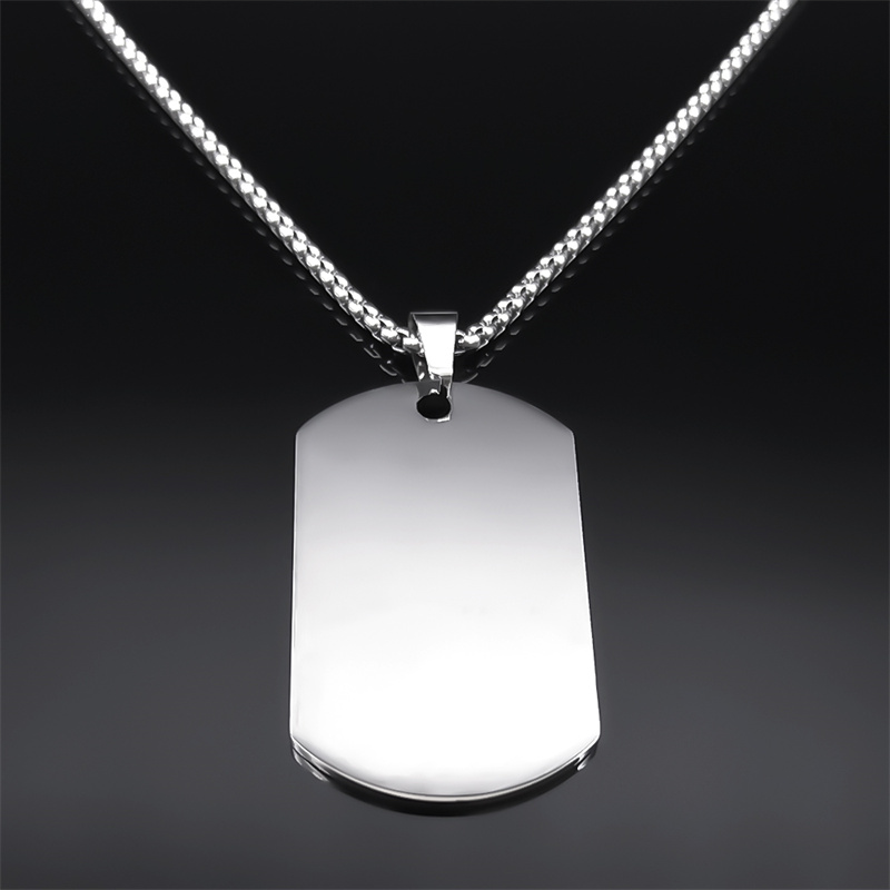 Pai, não para eu sou com você, - Mens Dog Tag Necklace avaliação e preço