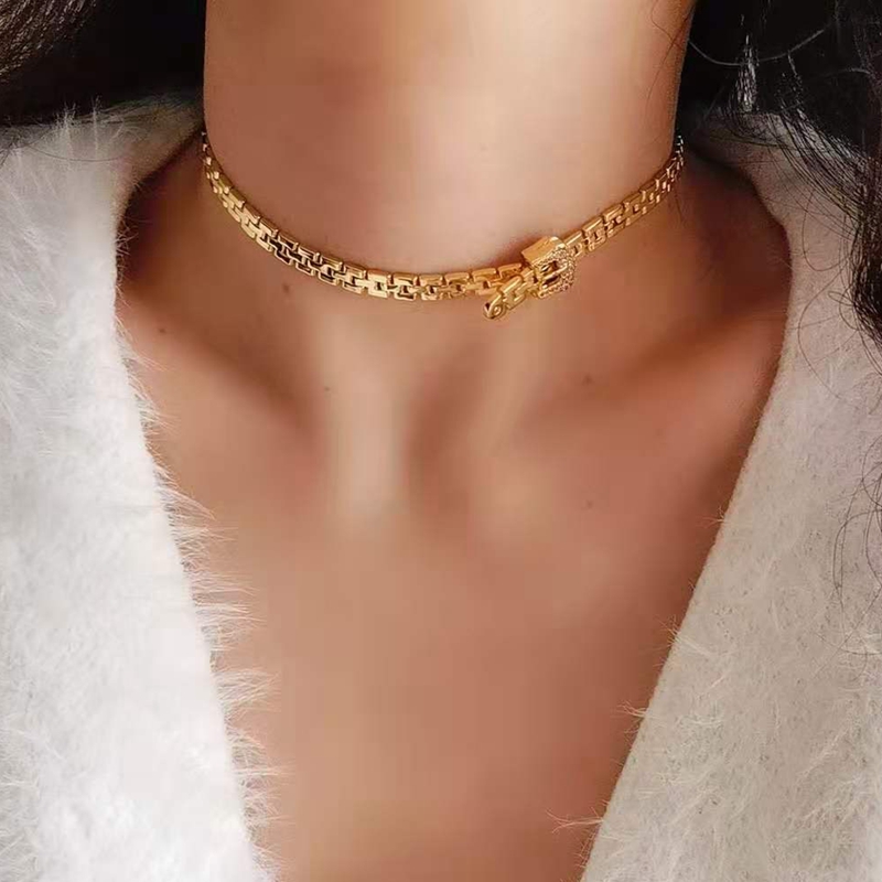 Brass Band Knot Gargantilha Co - Fine Jewelry Watches Women avaliação e preço