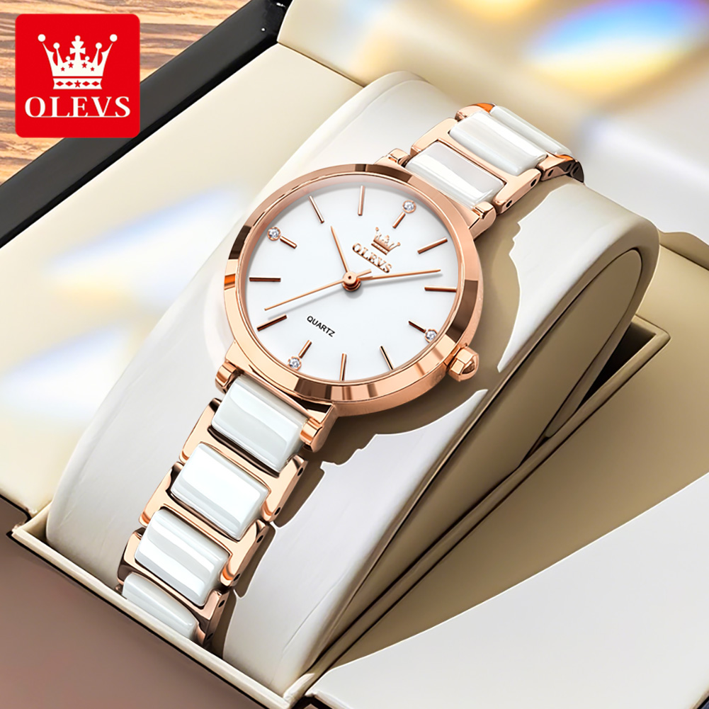 Olevs relógio feminino 5877 lu - Watch Strap Replacement avaliação e preço