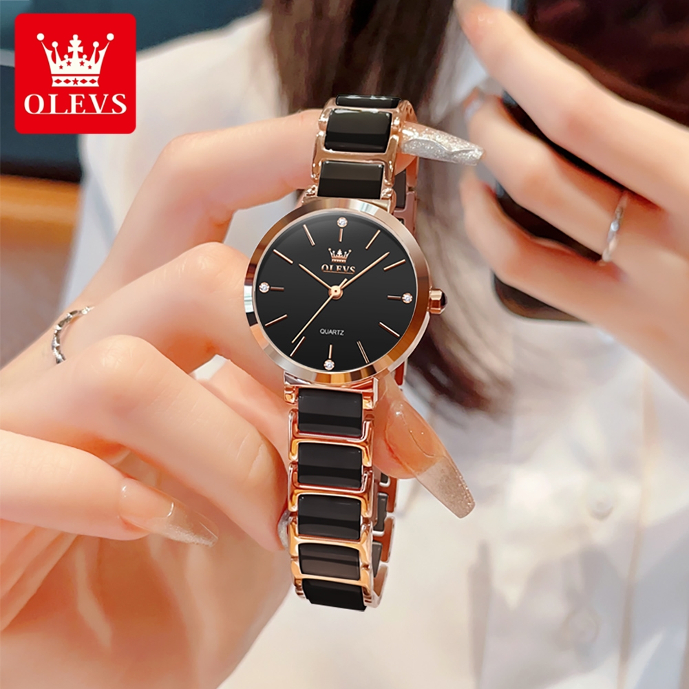 Olevs relógio feminino 5877 lu - Watch Strap Replacement avaliação e preço