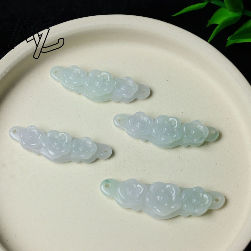 1 peça de Flor de Jadeíta Natu - Jewelry & Watches Ltd avaliação e preço