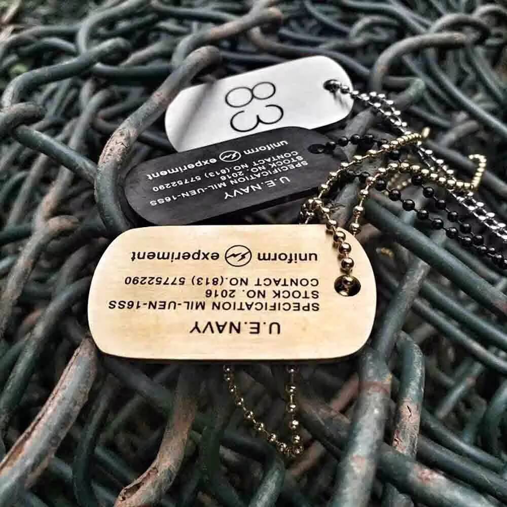 Rua Hip Hop Relâmpago No. 83 C - Mens Dog Tag Necklace avaliação e preço
