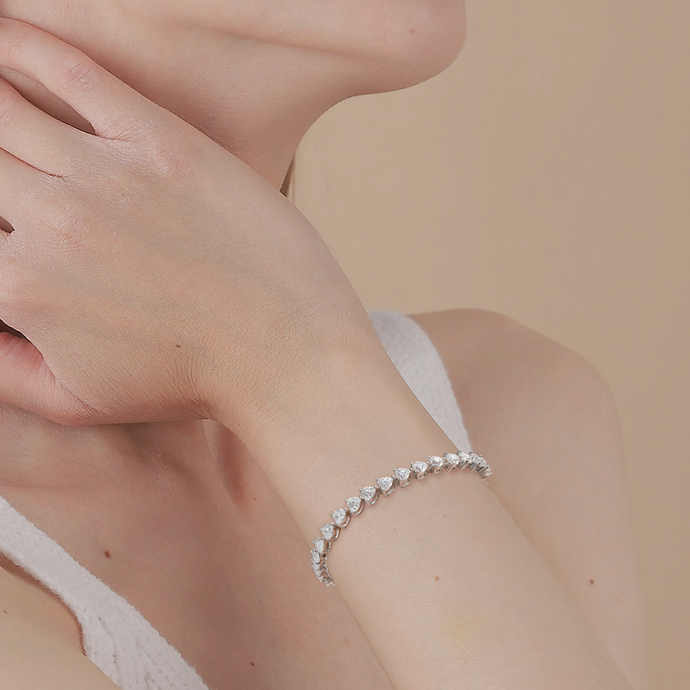 Pulseira Tennis de Moissanite  - Fine Jewelry Watches Women avaliação e preço
