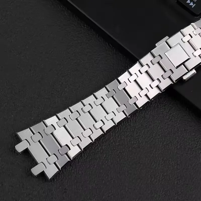 Pulseira de prata de aço inoxi - Audemars Piguet Watch Royal Oak avaliação e preço