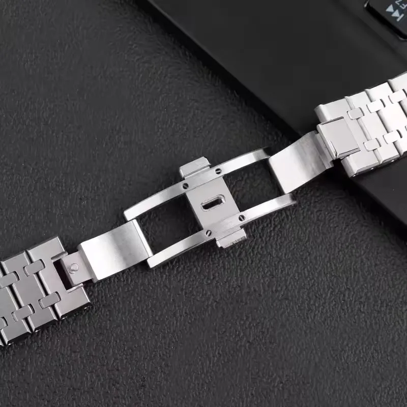 Pulseira de prata de aço inoxi - Audemars Piguet Watch Royal Oak avaliação e preço
