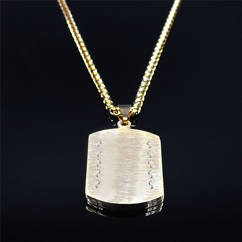 Colar Crucifixo INRI Jesus em  - Mens Dog Tag Necklace avaliação e preço