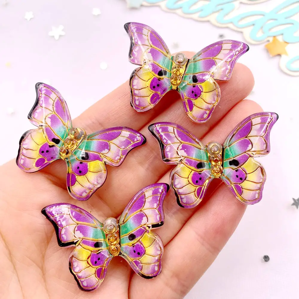 10 pçs colorido bonito borbole - Paradise Jewelry & Watches Llc Miami Photos avaliação e preço