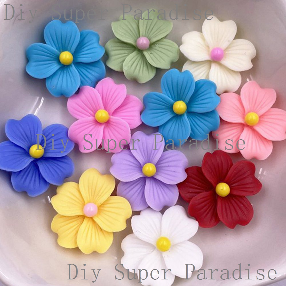 50 pçs resina colorida 16mm fl - Paradise Jewelry & Watches Llc Miami Photos avaliação e preço