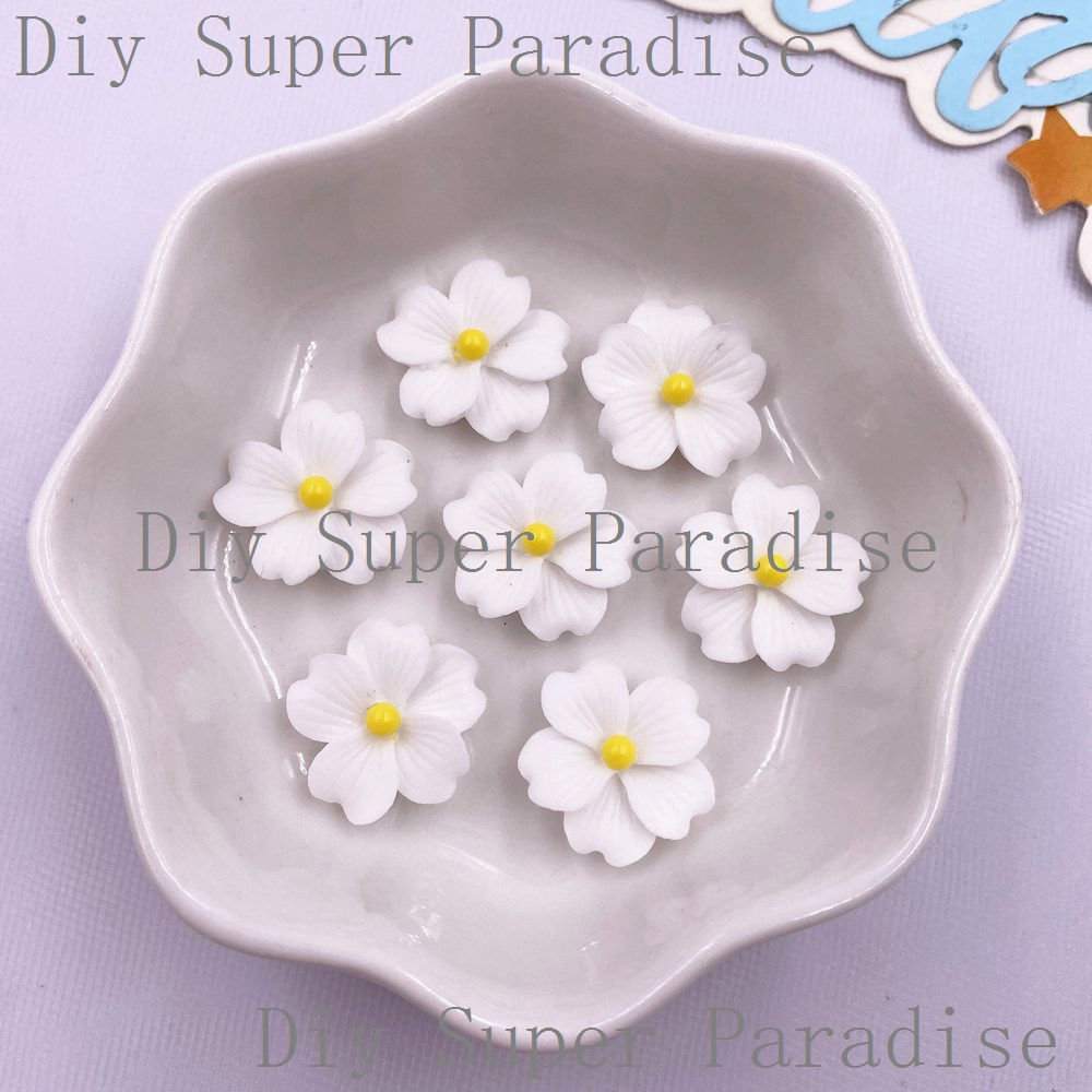 50 pçs resina colorida 16mm fl - Paradise Jewelry & Watches Llc Miami Photos avaliação e preço