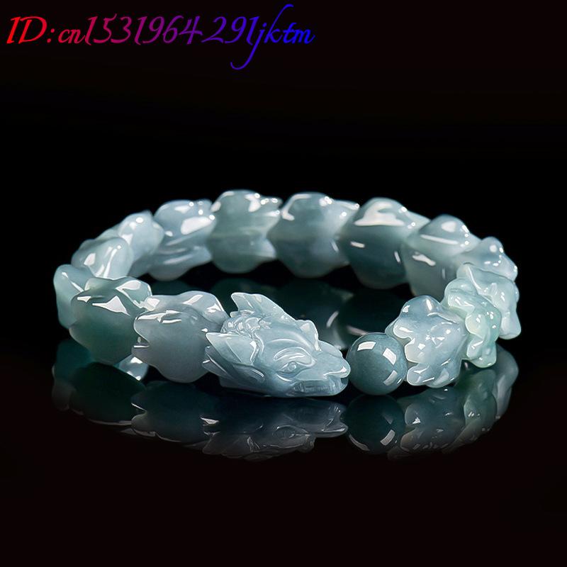 Pulseira de Jade Birmanês Azul - Jewelry & Watches Ltd avaliação e preço