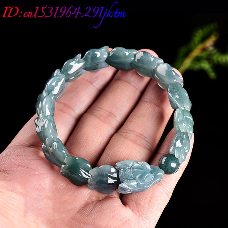 Pulseira de Jade Birmanês Azul - Jewelry & Watches Ltd avaliação e preço