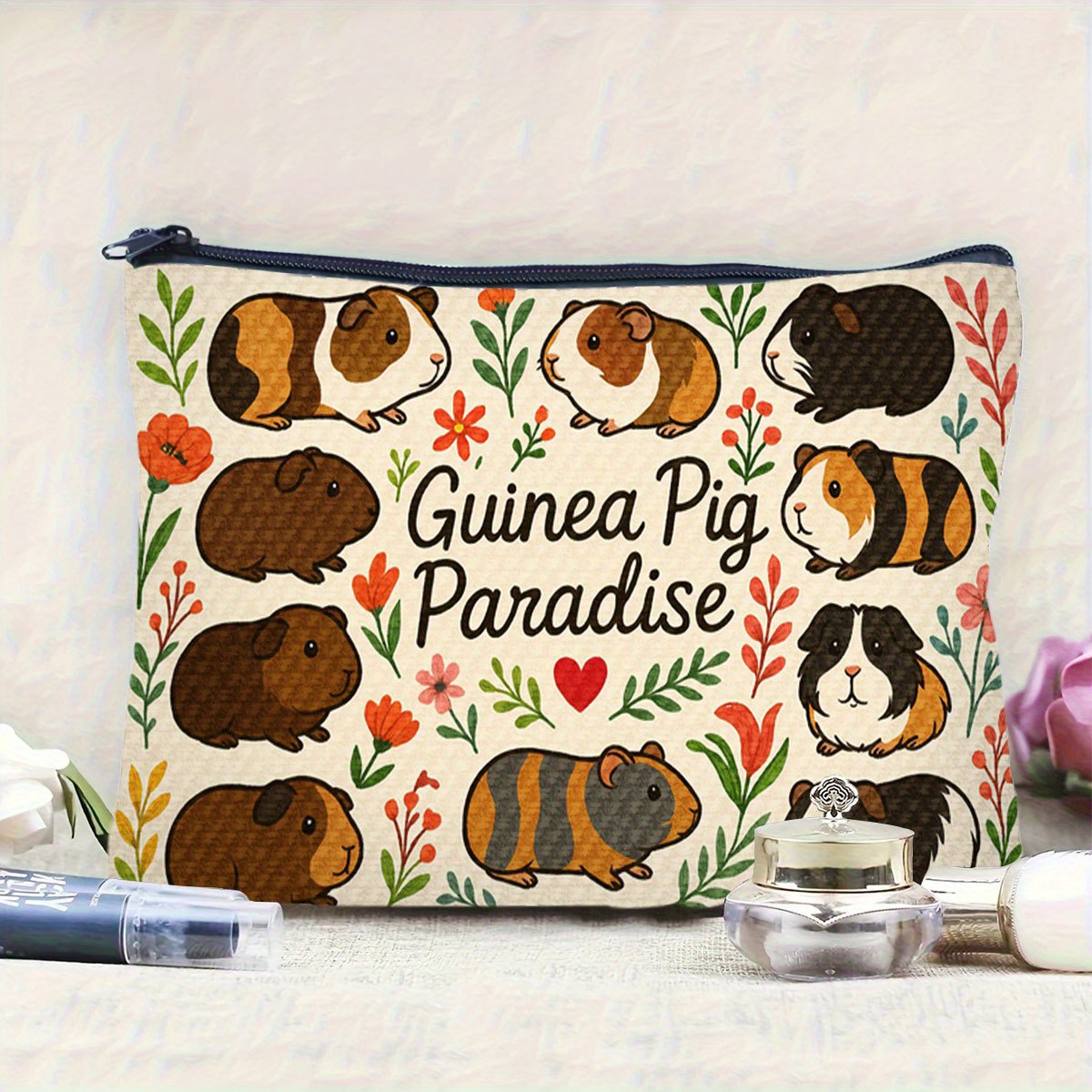 Bolsa de maquiagem A Guinea Pi - Paradise Jewelry & Watches Llc Miami Photos avaliação e preço